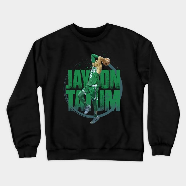 Jayson Tatum Crewneck Sweatshirt by Juantamad